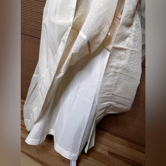 Terri Juniors Vintage Cream Prairie Cottage Core Pairie Maxi Dress - Picture 7 of 8